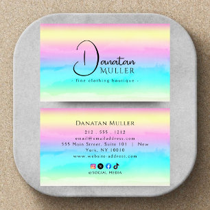 Luxury Boutique opal stone  Business Card