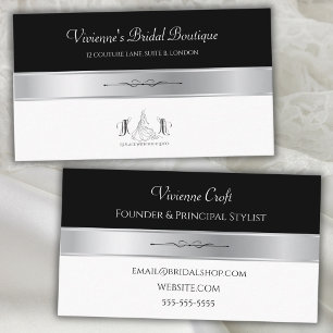Luxury Bridal Boutique Business Card Template