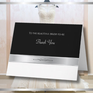 Luxury Bridal Boutique Folded Thank You Card