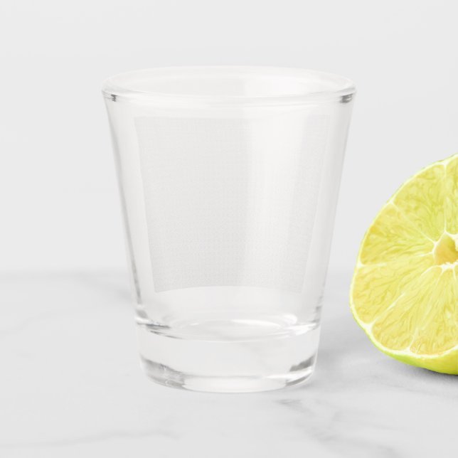 Luxury Bridal Celebration Design Shot Glass (Back)