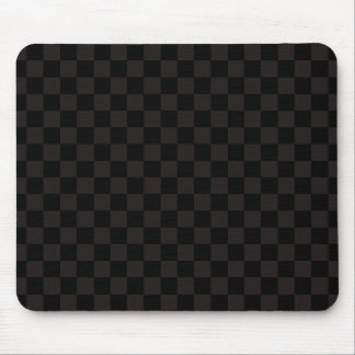 Luxury Brown/Black Chequered Mouse Pad