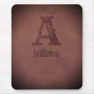 Luxury Brown Elegant Minimal Design Mouse Pad