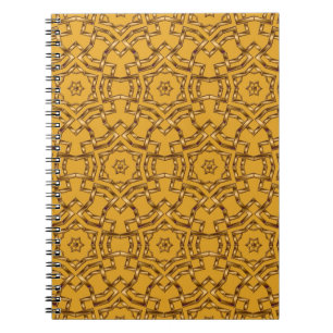 Luxury business card and golden ornament. Geometri Notebook