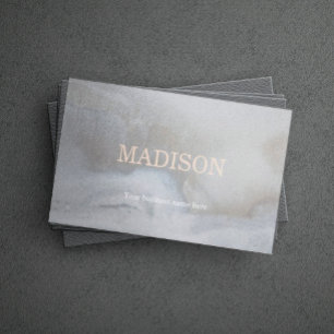 Luxury business card in gold and grey tone