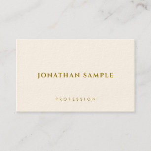 Luxury Business Cards Elegant Gold Text Modern