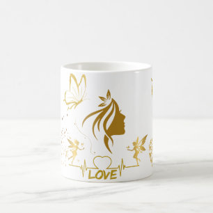  Luxury Butterfly Gold Design – Stylish & Function Coffee Mug