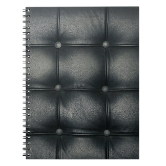 Luxury Buttoned Leather Texture Notebook