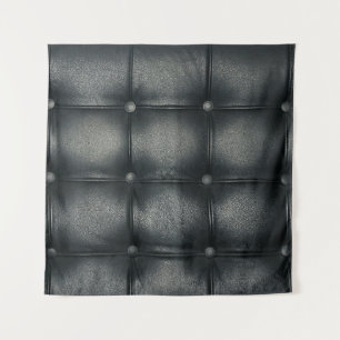 Luxury Buttoned Leather Texture Tapestry