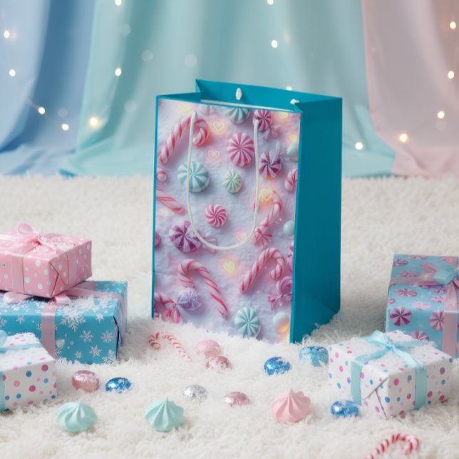 Luxury Candy Cane Christmas Gift Bag (Creator Uploaded)