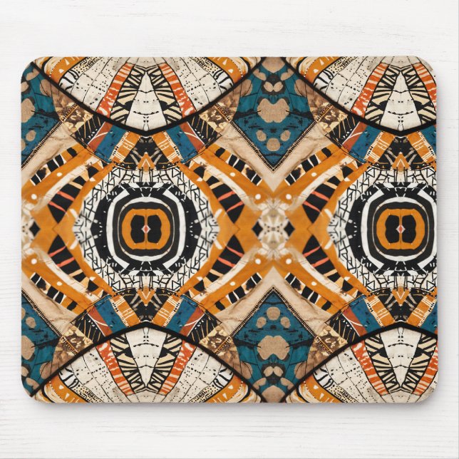 Luxury Caribbean Multicolor Design Mouse Pad (Front)