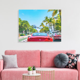 Luxury Cars Stretched Canvas Print
