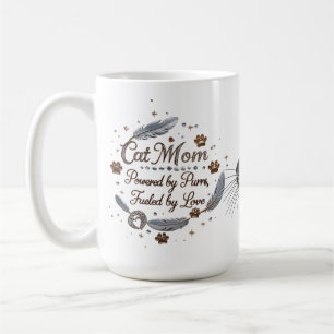 Luxury Cat Mum Mug – Powered by Purrs & Love