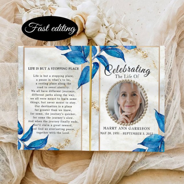 Luxury Celebration of Life Program (Creator Uploaded)