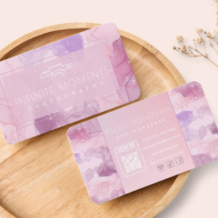 Luxury Chic Marble Beauty Salon Business Card