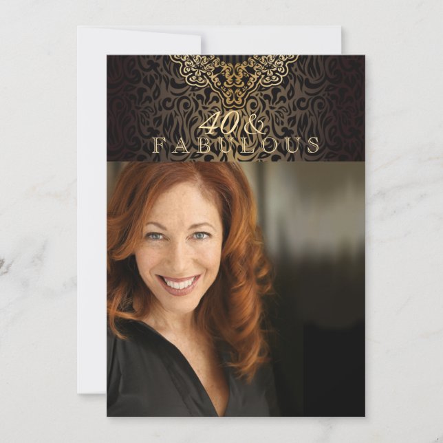 Luxury Chic Photo Invitation (Front)