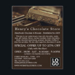 Luxury Chocolate, Confectionery Supplies Advert Flyer<br><div class="desc">Luxury Chocolate,  Confectionery Supplies Advertising Flyers By The Business Card Store.</div>