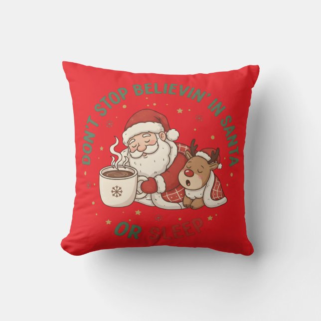 Luxury Christmas Pillow Design – Cozy & Elegant Ho (Front)