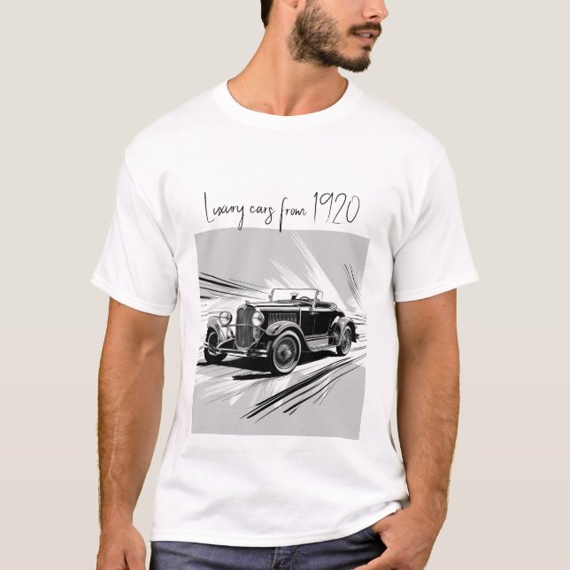 Luxury classic cars T-Shirt (Front)