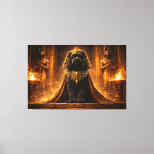 Luxury Cockapoo Wall Art – Egyptian Pharaoh Bold