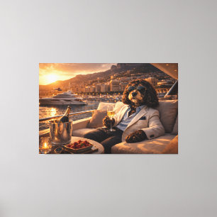 Luxury Cockapoo Wall Art – Monaco Yacht Lifestyle 