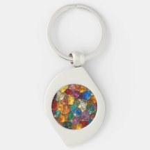 Luxury Colourful Crystal Mosaic Seamless Pattern