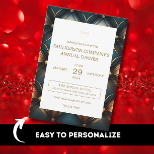 Luxury Corporate Company Annual Dinner Gala Invitation