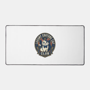 Luxury Couture Cat Cat Mum Gift Idea - Luxury Cout Desk Mat