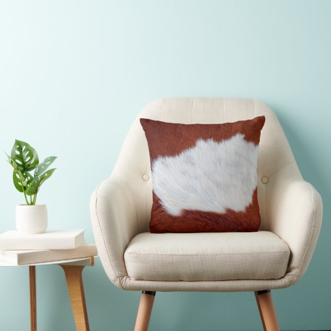Luxury Cow Hide Animal Skin Print  Cushion (Chair)