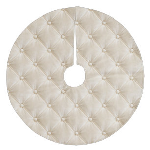 Luxury Cream Christmas Fleece Tree Skirt