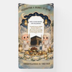 Luxury cute Hajj Mabroor Banner