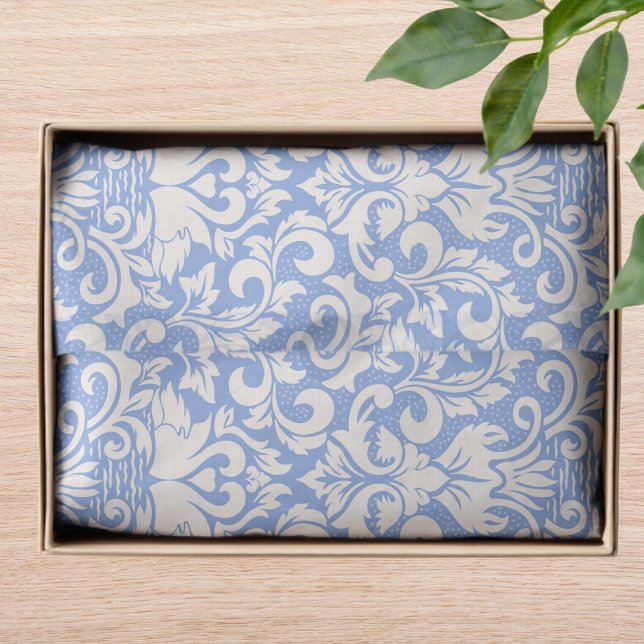 Luxury Damask Romantic Swan Love Tissue Paper (Creator Uploaded)