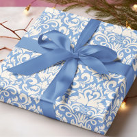 Luxury Damask Romantic Swan Love