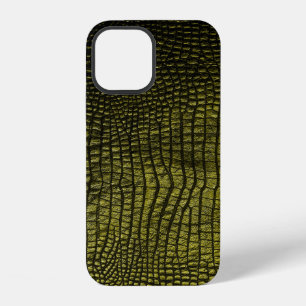 Luxury dark crocodile texture iPhone 12 case