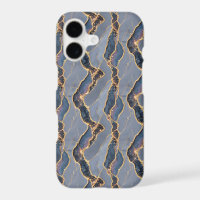 Luxury Dark Gray Marble Texture with Gold Veins