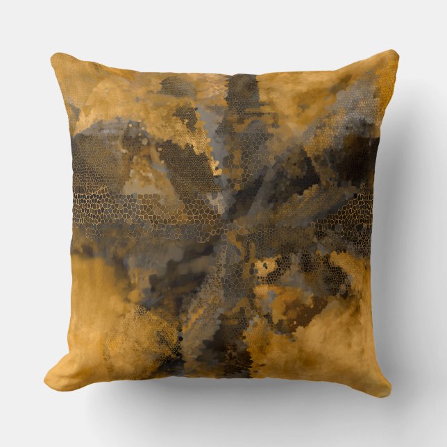 Luxury design, abstract geometric shapes, modern cushion (Front)