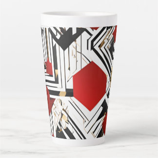 luxury design large latte mug