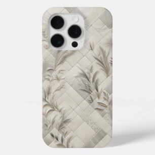 Luxury Diagonal Botanical Mosaic Phone Case 