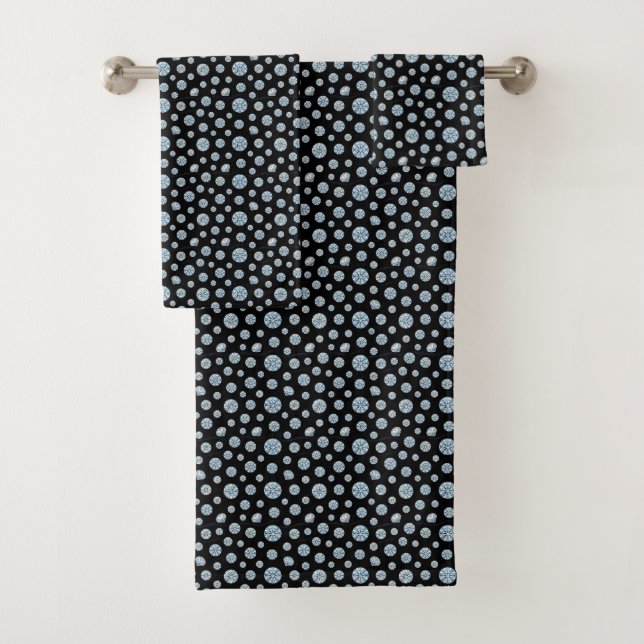 Luxury Diamond Gemstones Towel Set (Insitu)
