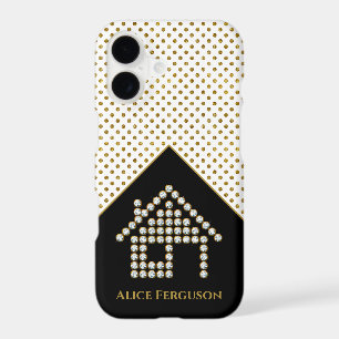 Luxury Diamond Home Gold Polka Dots