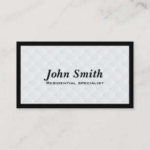 Luxury Diamond Quilt Landscaping Business Card