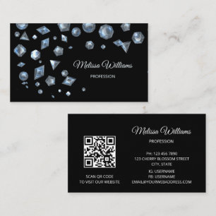 Luxury Diamonds Jeweler Jewelry Store Business Card