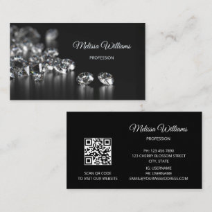 Luxury Diamonds Jeweler Jewelry Store Business Card