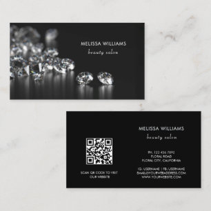 Luxury Diamonds Jeweller Jewellery Store Business Card