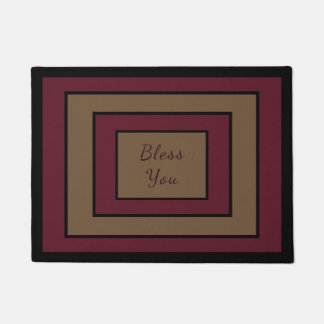 Luxury Door Mat, God Bless You, New Home Present D Doormat