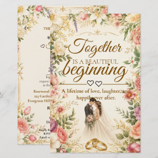 Luxury Editable Card for wedding invitation