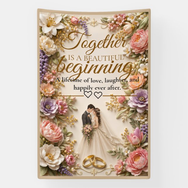 Luxury Editable Card for wedding invitation Banner (Vertical)