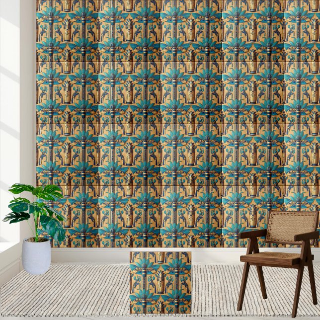 Luxury Egyptian Inspired Lotus Tile (Luxury Egyptian Inspired Lotus Tile)