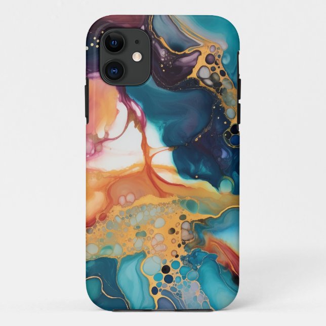 Luxury Elegant Abstract Marble Beautiful  Case-Mate iPhone Case (Back)