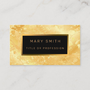Luxury Elegant Black Gold Business Card