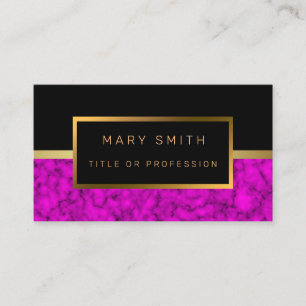 Luxury Elegant Black Gold Business Card